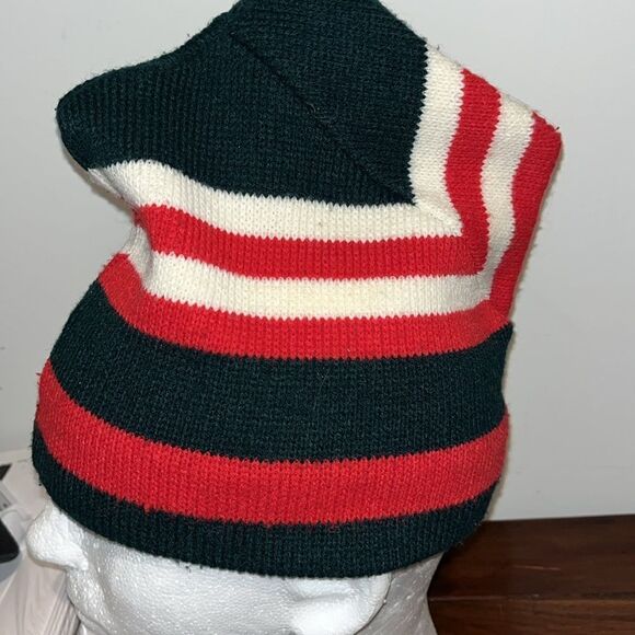 Japan Made Vintage Toboggan Knit Ski Snowboard Holiday Beanie Cap Hat Retro - Picture 6 of 6